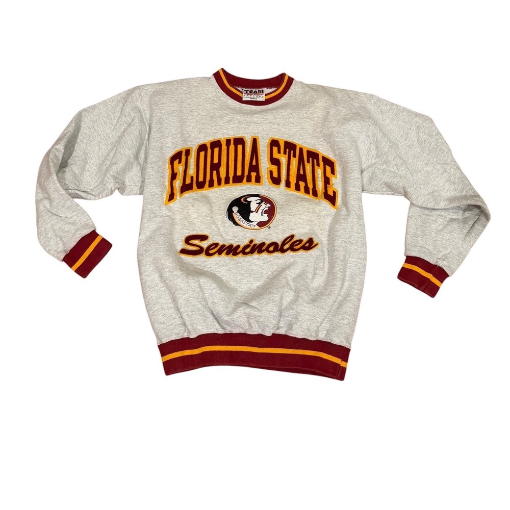 Florida State Seminoles Sweatshirt Adult Vtg 90s Team Edition embroidered FSU M